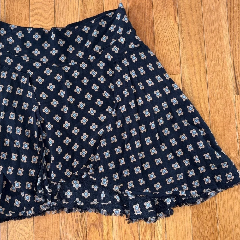 Free People Skater Skirt Size 4 or Size Small Lined Boho New York Asymmetrical - Picture 4 of 10